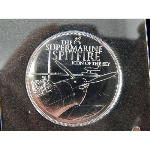 64 - Supermarine Spitfire Commemorative Medal in fitted case with COA, as struck; Royal Australia Mint 19... 