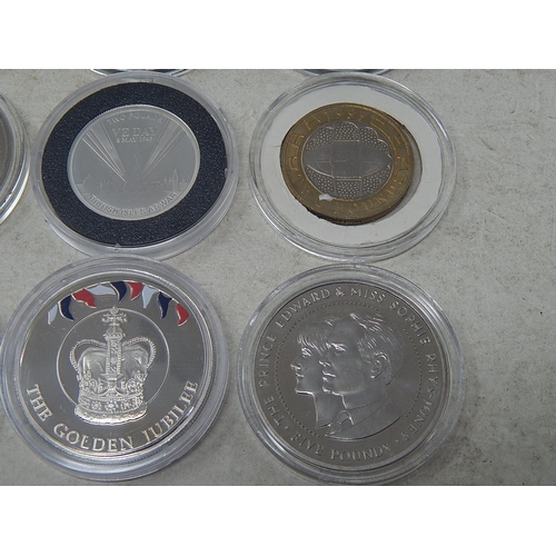 154 - Cook Islands 2004 Proof Silver $1; Guernsey £5 1999; Jersey Proof Silver £2 pieces VE Day 2010 (2); ... 