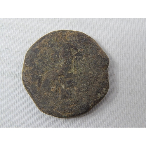 163 - Probus Radiate Comesavg Minorva left with olive branch & spear, London Shield; Possible Sestertius o... 