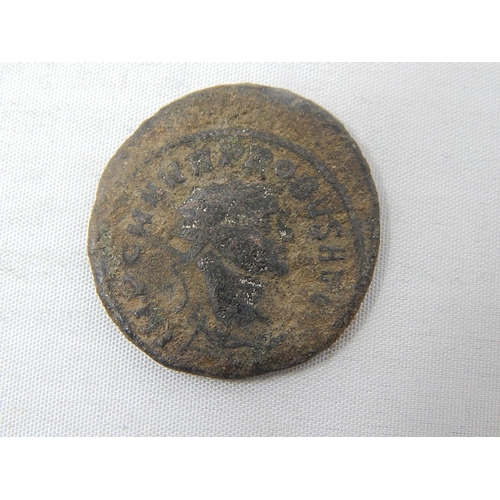 163 - Probus Radiate Comesavg Minorva left with olive branch & spear, London Shield; Possible Sestertius o... 