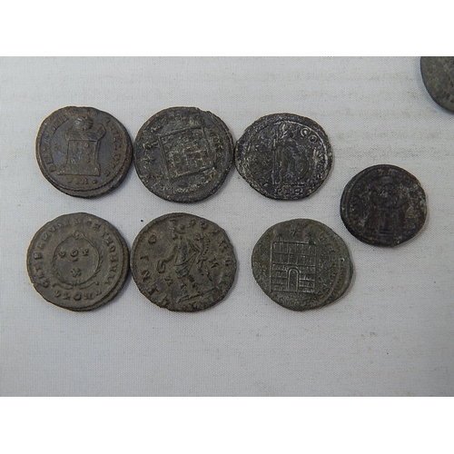 190 - A selection of portable antiquities, not recorded; selection of Ancient coins (7) written up and ide... 