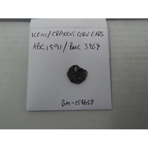 202 - Incomplete plated copy of an Iron Age uninscribed Silver Unit of the Eastern Anglian region/Iceni da... 