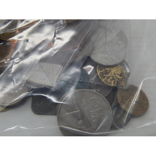 245 - Bag of Mixed Coinage/Tokens etc