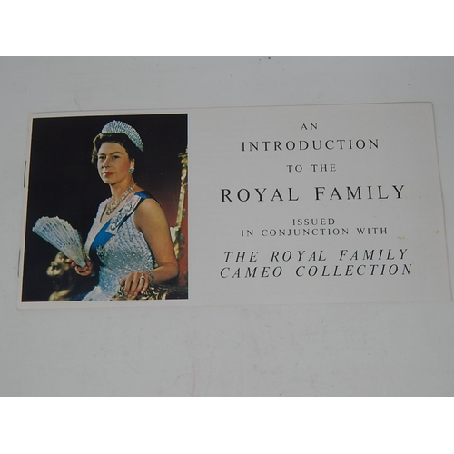 32 - Set of Six Silver Portrait Medallions of The Royal Family by John Pinches & All Fully Hallmarked Lon...