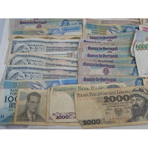 99 - Large Quantity of World Bank Notes.