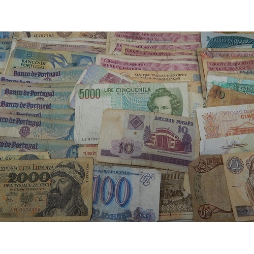 99 - Large Quantity of World Bank Notes.