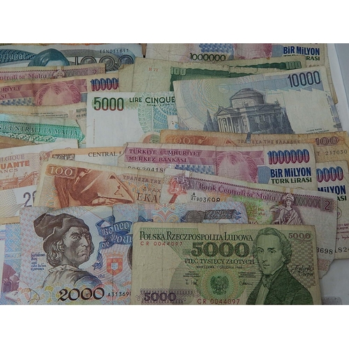 99 - Large Quantity of World Bank Notes.