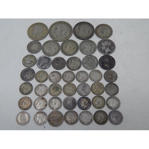 87 - Pre 1947 Silver Coinage: Weight 120g