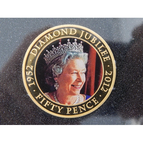 5 - The Diamond Jubilee Photographic Four Coin Set Limited edition with COA in fitted case (original iss... 