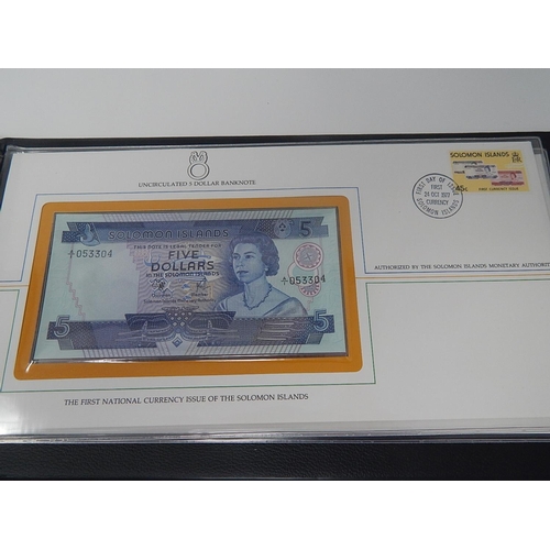 7 - Solomon Islands Coin and Banknote collection dated 1977 inc the rare $10 Banknote, all the notes hav... 