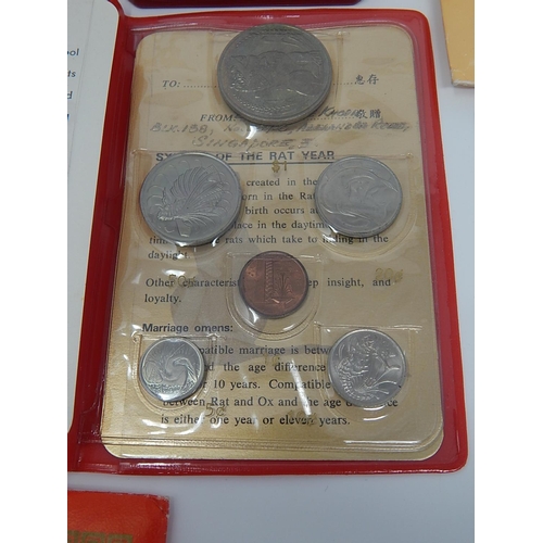 21 - Denmark 1975 Mint set in pack; Rare Brilon Silver Commemorative Medal in presentation case; Churchil... 