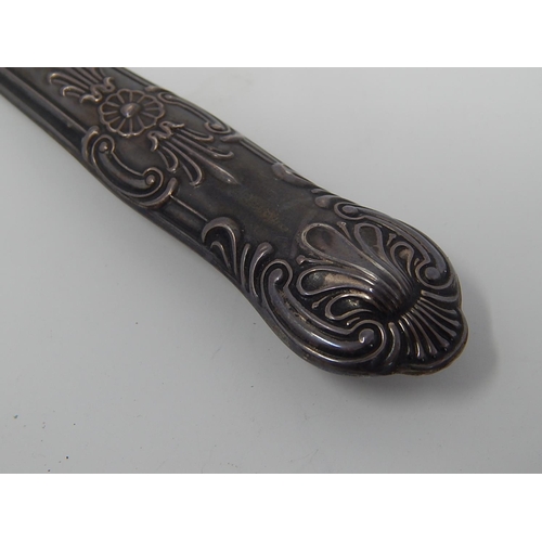 142 - Kings Pattern Hallmarked Silver Handled Letter Opener: Sheffield 1997 by Howson Brothers: Measures 2... 