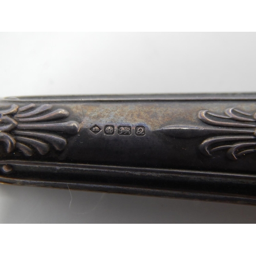 142 - Kings Pattern Hallmarked Silver Handled Letter Opener: Sheffield 1997 by Howson Brothers: Measures 2... 