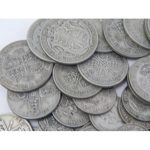 50D - Pre 1947 Silver Coinage to include Half Crowns, Florins, Shillings, Sixpences etc: Gross weight 606.... 