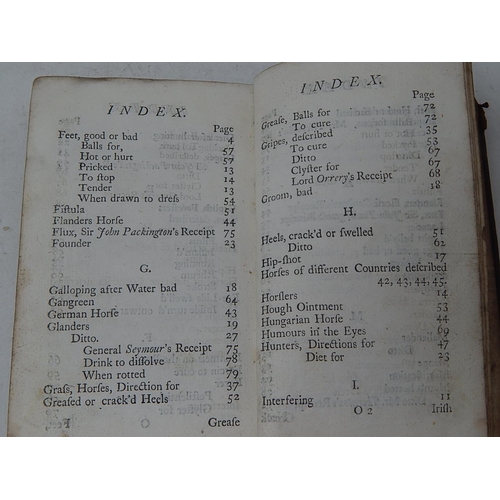 85 - BOOKS: Gentleman Farrier 1742