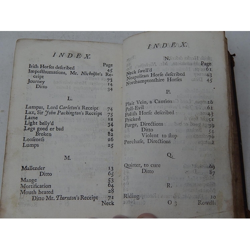 85 - BOOKS: Gentleman Farrier 1742