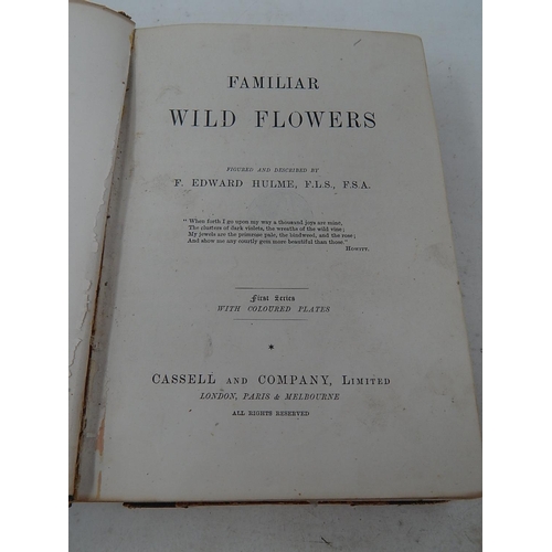 89 - BOOKS: Familiar Wild Flowers: First Series with coloured plates: by F. Edward Hulme F.L.S F.S.A