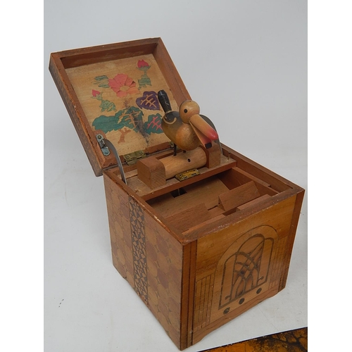 122 - Quanity of Wooden Boxes to Include a Hunting themed box, cigarette dispenser, weights etc