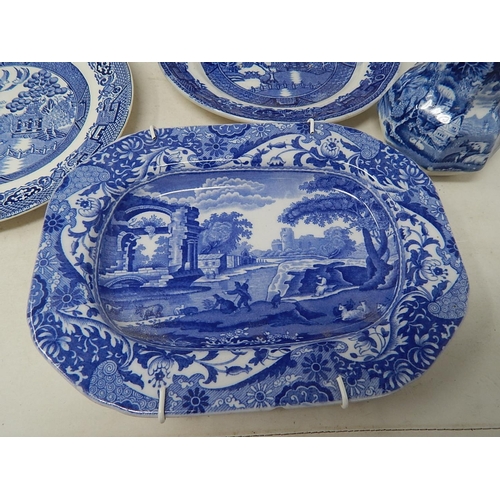 136 - Quantity of 19th Century & Later Blue & White China to Include: Royal Worcester, Copeland Spode, Boo... 