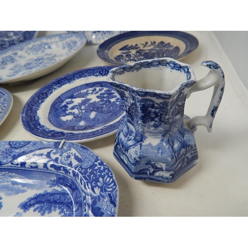 136 - Quantity of 19th Century & Later Blue & White China to Include: Royal Worcester, Copeland Spode, Boo... 