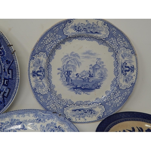 136 - Quantity of 19th Century & Later Blue & White China to Include: Royal Worcester, Copeland Spode, Boo... 