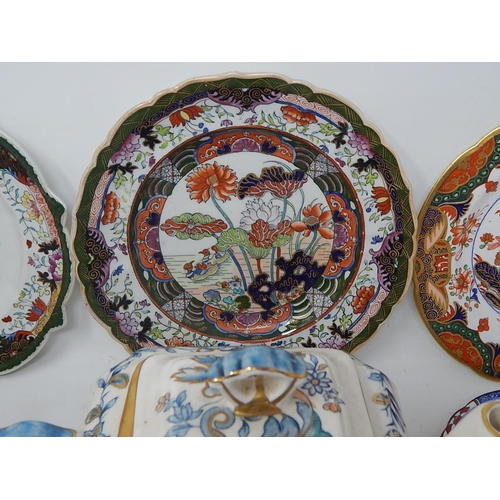 138 - Quantity of 19th Century & Later China to Include: Masons, Davenport, Spode etc