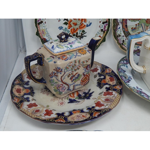 138 - Quantity of 19th Century & Later China to Include: Masons, Davenport, Spode etc