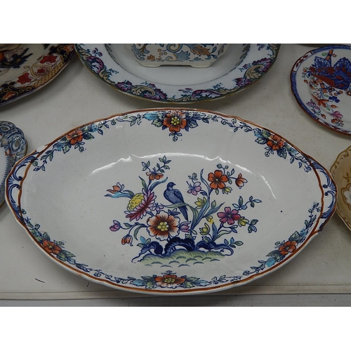 138 - Quantity of 19th Century & Later China to Include: Masons, Davenport, Spode etc