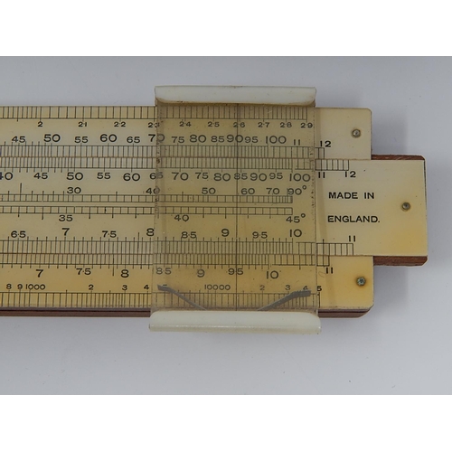 144 - 1950's Unique Universal II Slide Rule in Original Fitted Case.