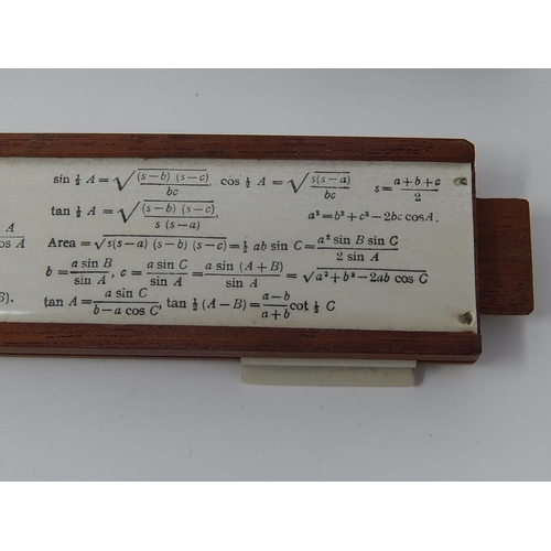 144 - 1950's Unique Universal II Slide Rule in Original Fitted Case.