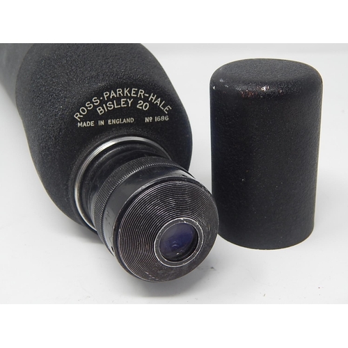 146 - Ross Parker Hale Bisley 20 Black Enamelled Telescope No 1686.