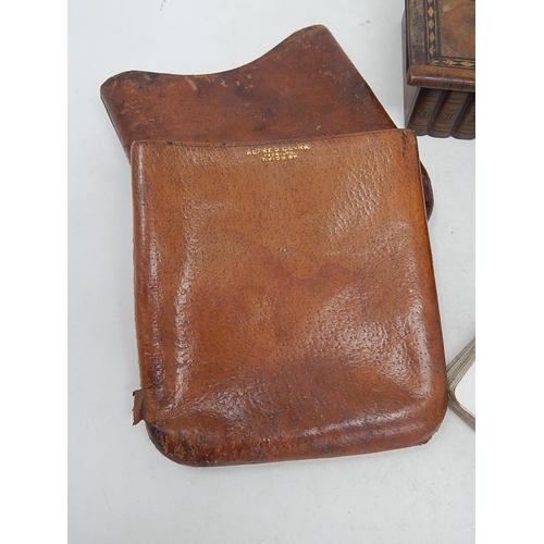 176 - Group of Items to Include a Leather Cigar Case, Boxes etc.