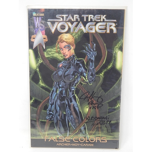 195 - Star Trek Voyager: False Colours: SIgned by Jeff Moy & WC Carrani 191/2500 with COA