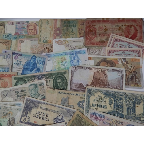 102 - Large Quantity of World Banknotes from a private collection.