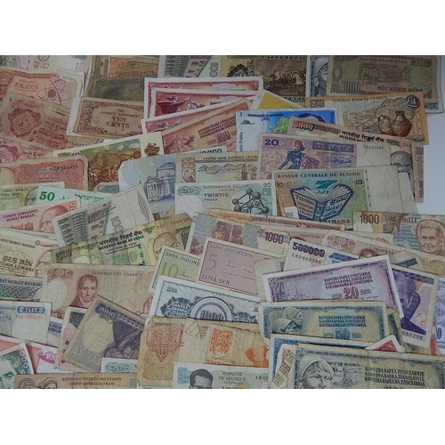 103 - Large Quantity of World Banknotes from a private collection.