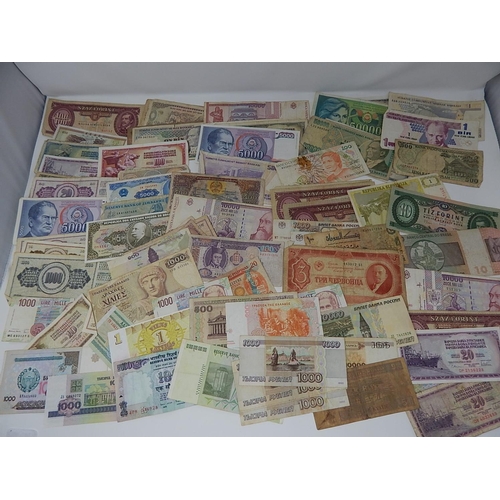 104 - Large Quantity of World Banknotes from a private collection.