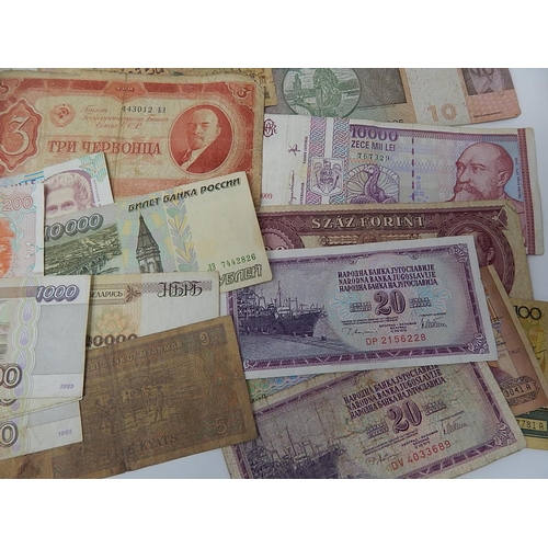 104 - Large Quantity of World Banknotes from a private collection.