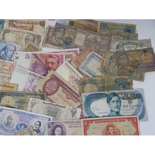 108 - Large Quantity of World Banknotes from a private collection.