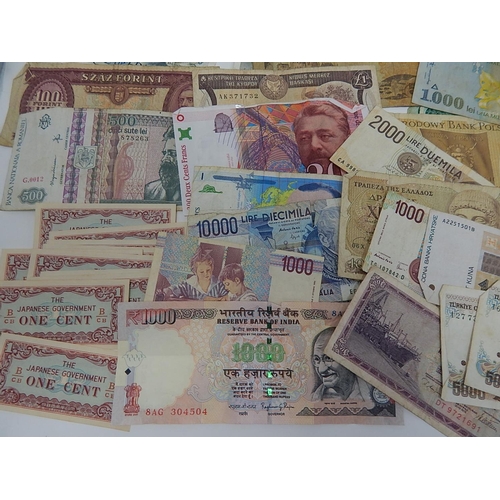 111 - Large Quantity of World Banknotes from a private collection.