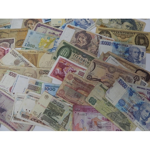 111 - Large Quantity of World Banknotes from a private collection.