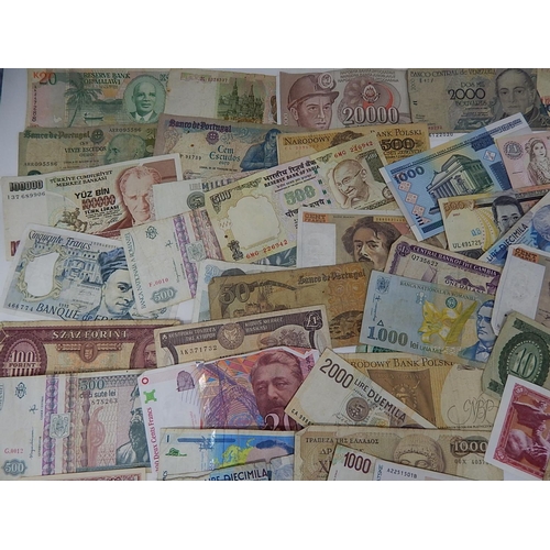 111 - Large Quantity of World Banknotes from a private collection.