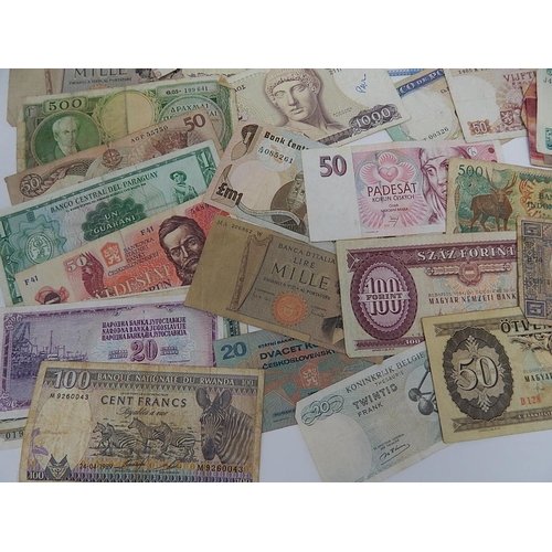 112 - Large Quantity of World Banknotes from a private collection.