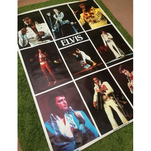 572 - Rare Collectors Item. Original Vintage ELVIS PRESLEY JUMBO in Concert II Collage Poster 1979.

Size:... 