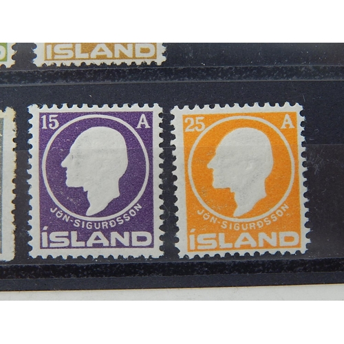 323 - Iceland: 1911 Sigurdsson set complete mint. SG 96 - 101. Cat £55.