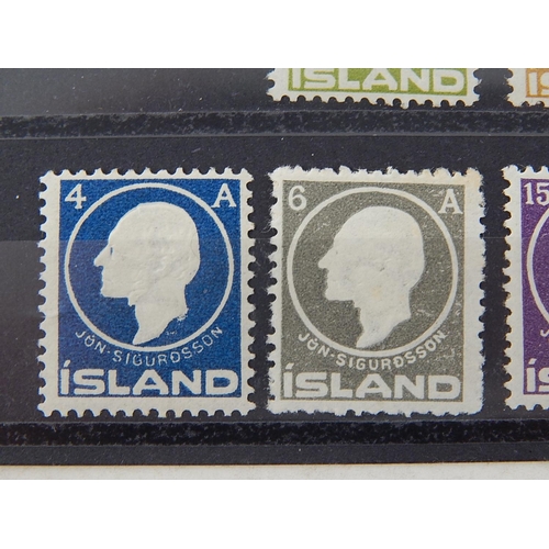 323 - Iceland: 1911 Sigurdsson set complete mint. SG 96 - 101. Cat £55.