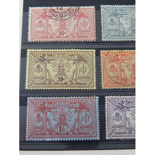 340 - New Hebs FR: 1911 definitive set wmk MCA mint. SG F11 - 21. Cat £45