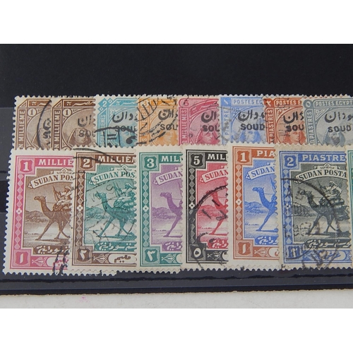 347 - Sudan: 1897 and 1898 definitive sets good to fu. SG 1 - 17. Cat £132