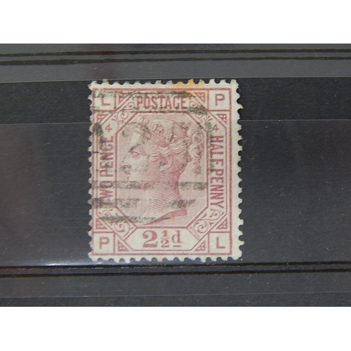 354 - USED ABROAD: MALTA 1857 1d star, 1873 2½d plate, 1881 2½d plate 23 and 4d plate 18 all with A25 dupl... 