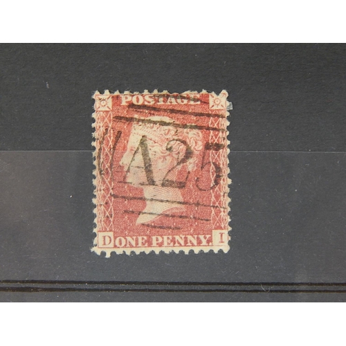 354 - USED ABROAD: MALTA 1857 1d star, 1873 2½d plate, 1881 2½d plate 23 and 4d plate 18 all with A25 dupl... 