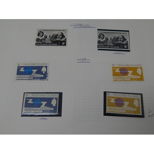 359 - Falkland Islands: 1937 - 60s remaindered mint and used collection on leaves with 1937 coronation x 4... 